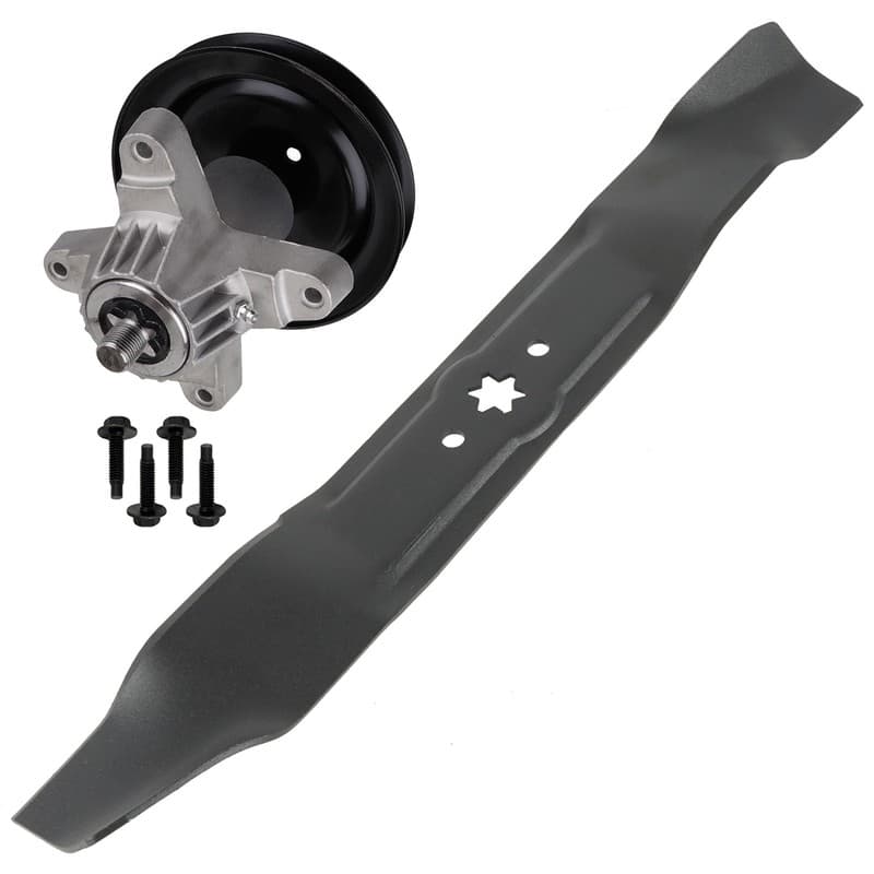 Spindle Blade Pulley for MTD 13AO791 17AE2A RZT-42 13A379 13AJ771 13AM762 42"
