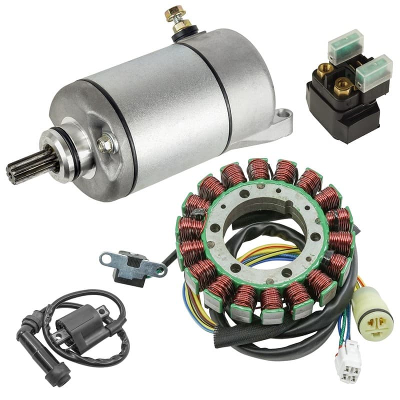 Stator for Yamaha Bruin 350 2004 2005 2006 Starter Solenoid Ignition Coil Atv
