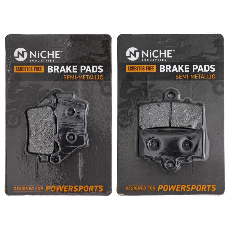 NICHE Brake Pad Set for KTM 390 Duke RC 90113090000 Front Rear Semi-Metallic