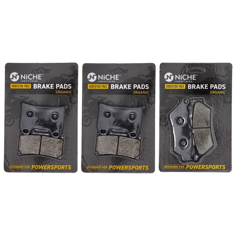 NICHE Brake Pad Set for Victory Sport Cruiser Hammer 2204724 Front Rear Organic