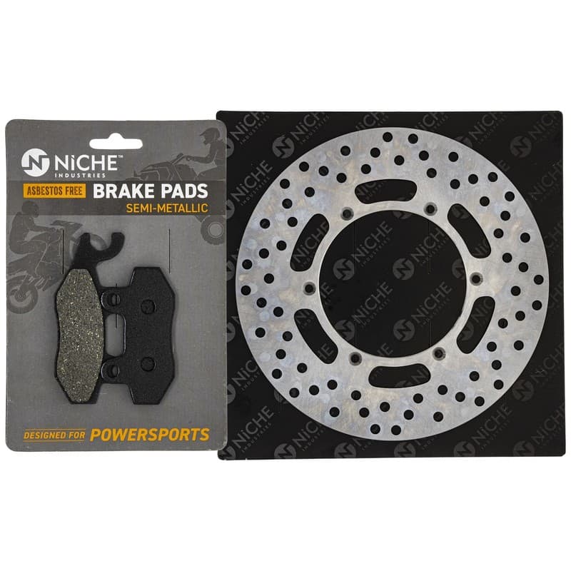NICHE Front Brake Pad Kit for Suzuki DR350SE 59221-28C00 Semi-Metallic