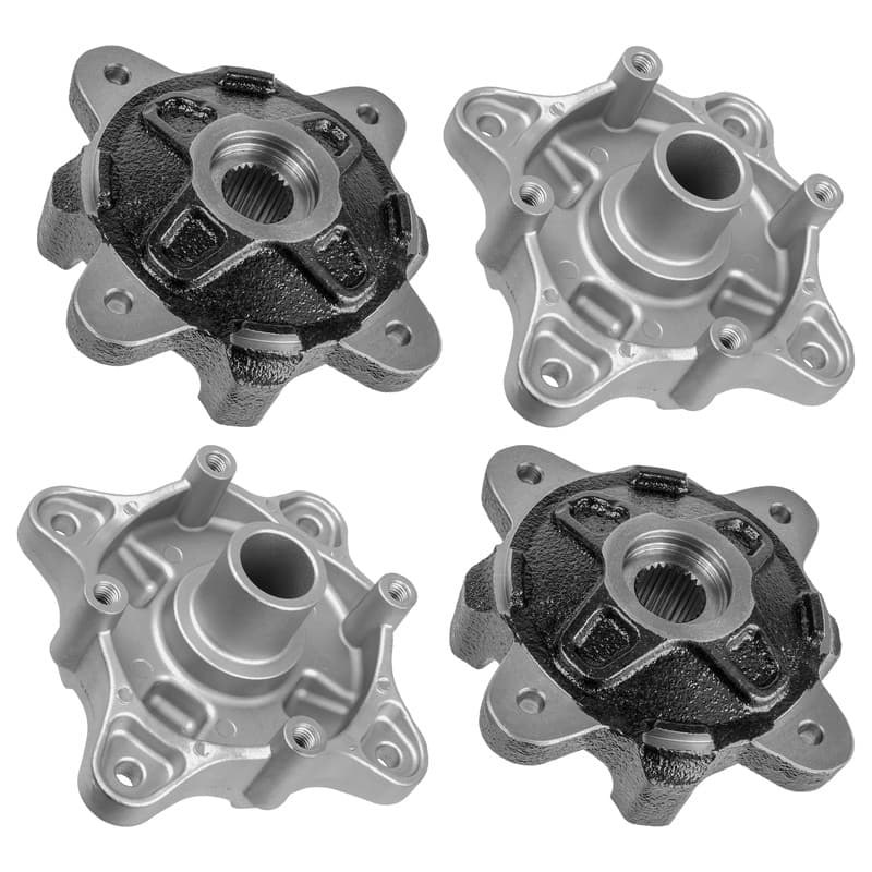 Caltric Front & Rear Wheel Hubs For Polaris Sportsman 400 2011-2014 5137659-067