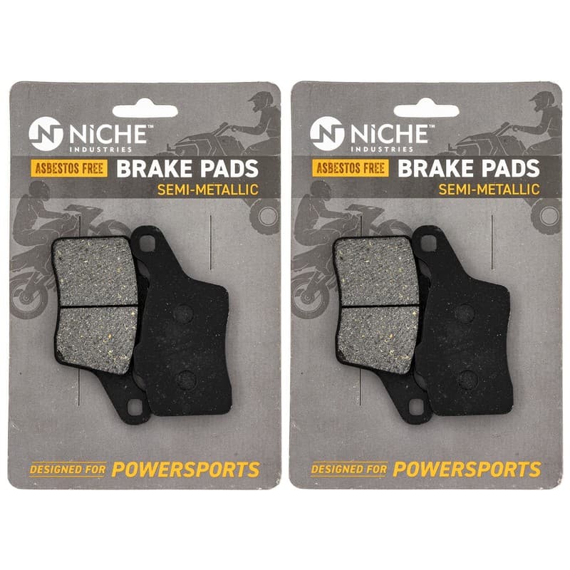 Brake Pad Set for Ski-Doo GSX 600 Summit Renegade X Rear Semi-Metallic 2 Pack