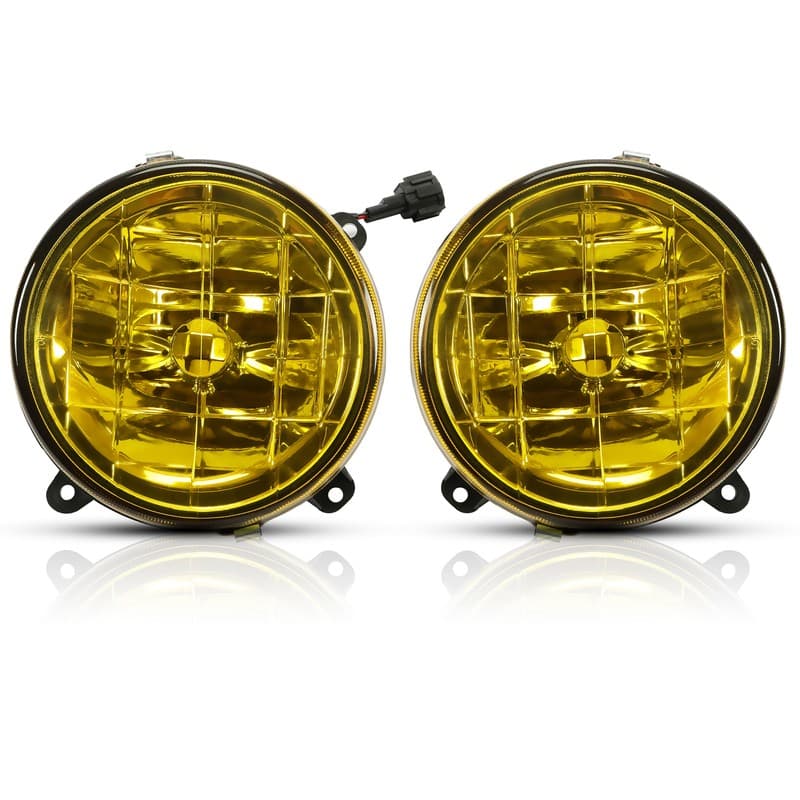 For Subaru Impreza RS / WRX 2002 2003 Yellow Lens Glass Fog Lights Set w/ Bulbs