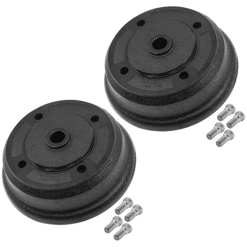 2 Front Brake Drum Wheel Hub fits Kawasaki Mule 3010 KAF620 KAF950 2001 - 2008