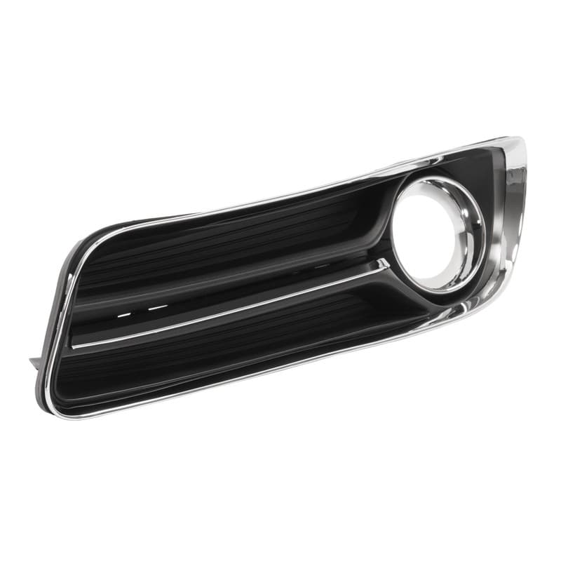 For 2011 12 13 14 Chrysler 300 Black Fog Light Bezel Cover W/Chrome Trim LH Side