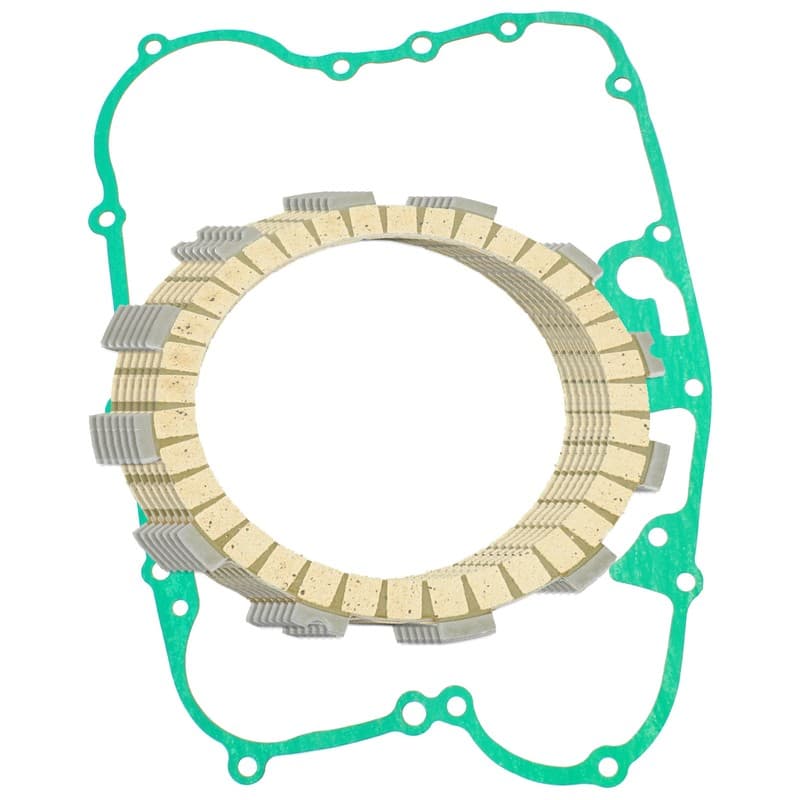 Clutch Friction Plates And Gasket for Kawasaki Mojave 250 KSF250A KFX250 89-04