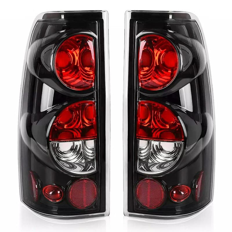 Pair Tail Lights Rear Brake Lamps L+R For Chevy Silverado 1500 2500 3500 1999-06