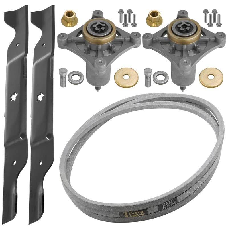 46" Deck Spindle Blade Belt Kit For Husqvarna 405380 405143 187292 192870