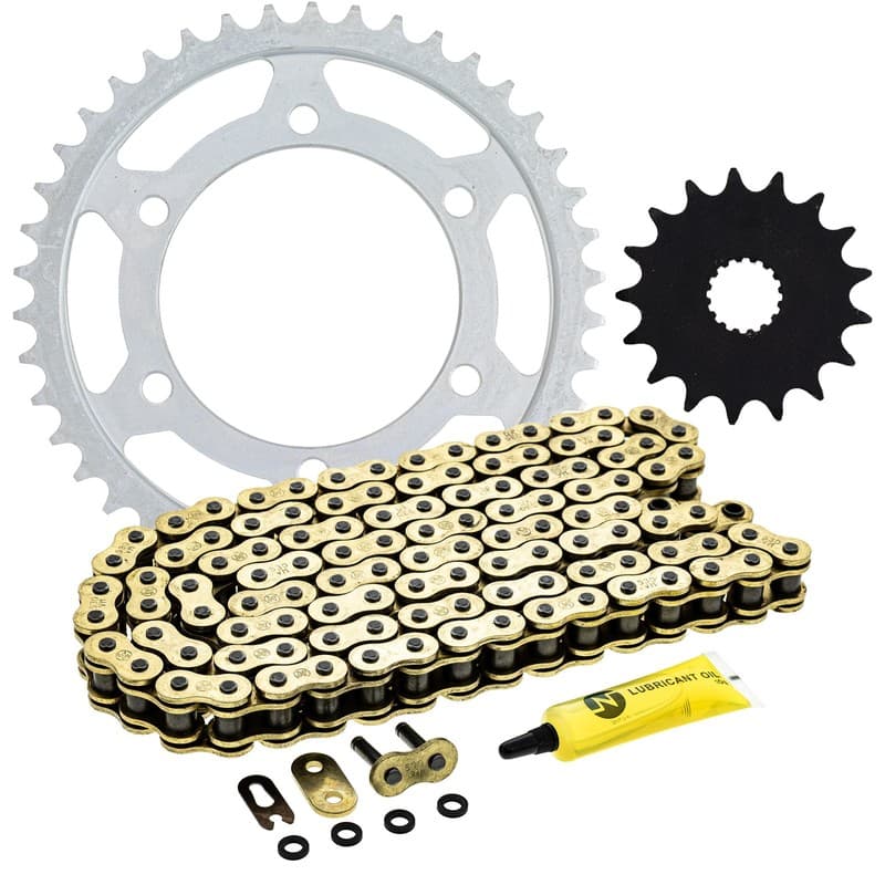 Sprocket Chain Set for Suzuki GSXR1000 17/42 Tooth 530 X-Ring Front Rear Combo