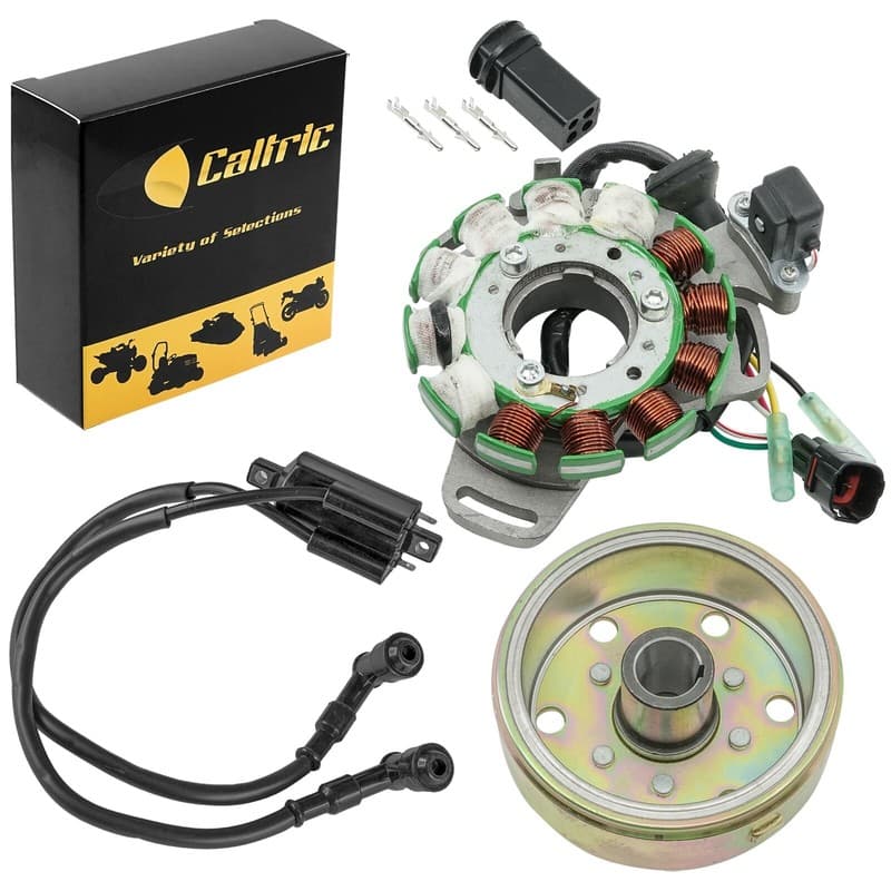 Stator & Flywheel Rotor for Yamaha Banshee 350 YFZ350 1995-2006 & Ignition Coil