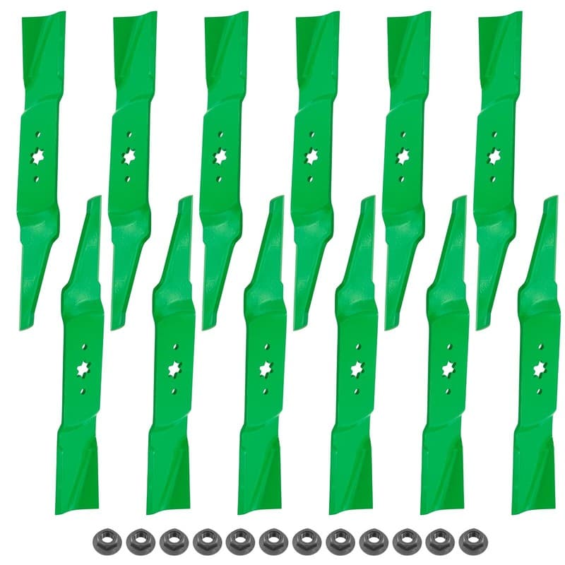 742-0623 Deck Blade & Nut For White Outdoor 190-993-000 GT-225 GT-2550 50" x12