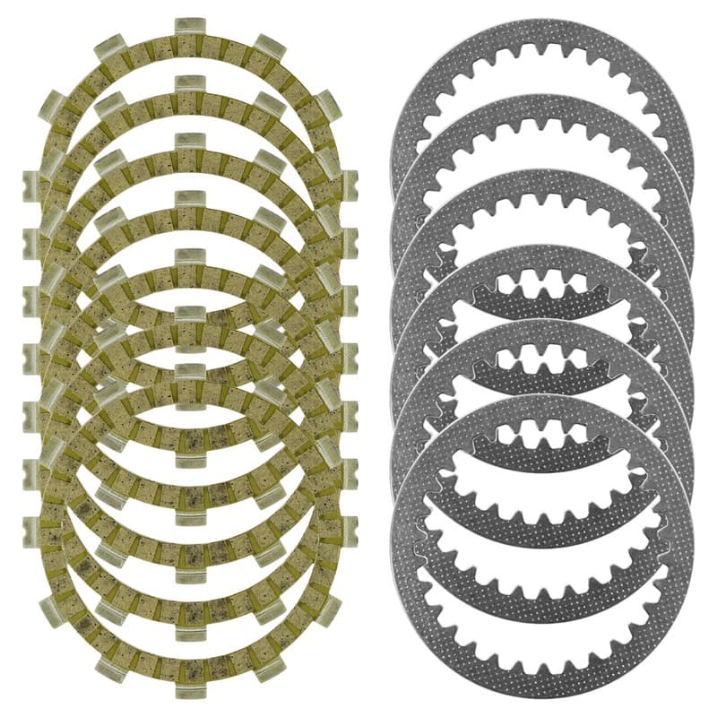 Clutch Friction Steel Plates For Suzuki LT-4WD 87-97 / LT-F250 1988-09 2012-14