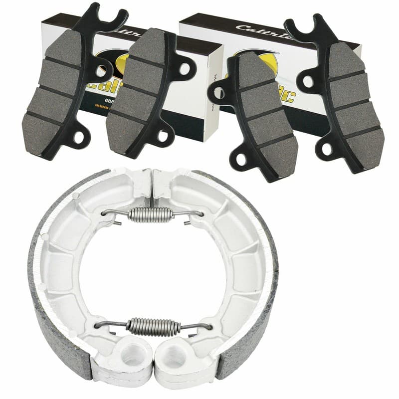 for Kawasaki KLF400 Bayou 400 4X4 1993-99 Front Brake Pads / Rear Brake Shoes