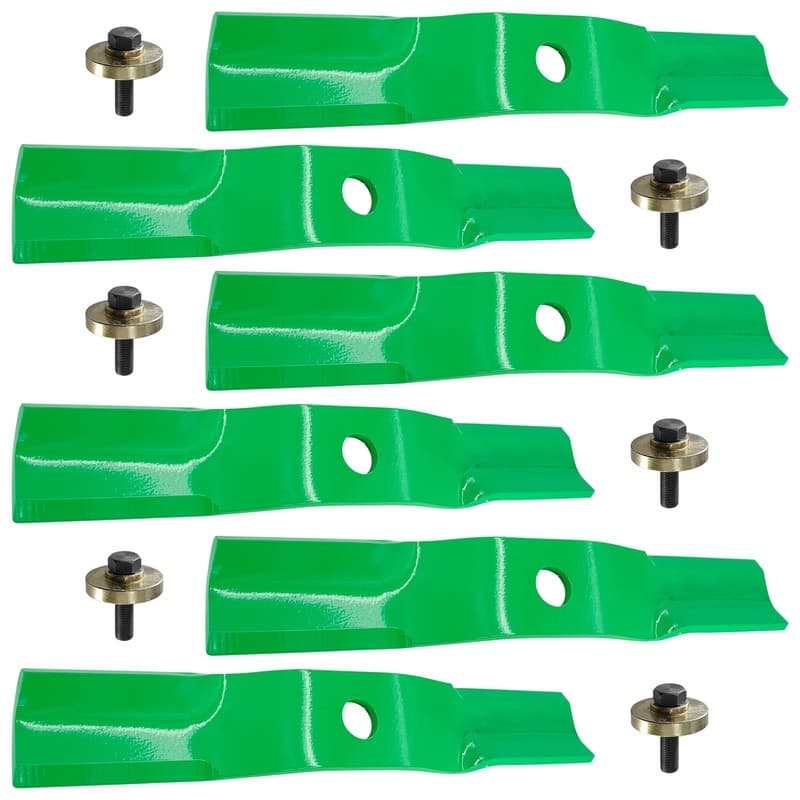 CCW Blades & Left Thread Bolt w/ Washer For Land Pride AFM4011 AFM40133 AFM4211