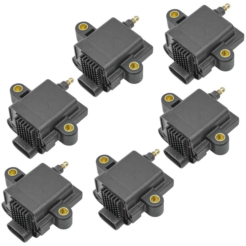 6-Pack Ignition Coils for Mercury Sport Jet 200 240 Hp 200Dfi 240EFI Jet Drive