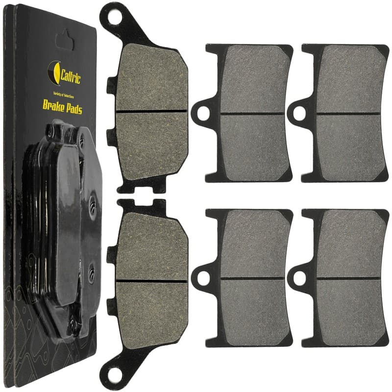 Caltric Front and Rear Brake Pads for Yamaha FZ09 900 2014 2015 2016 2017