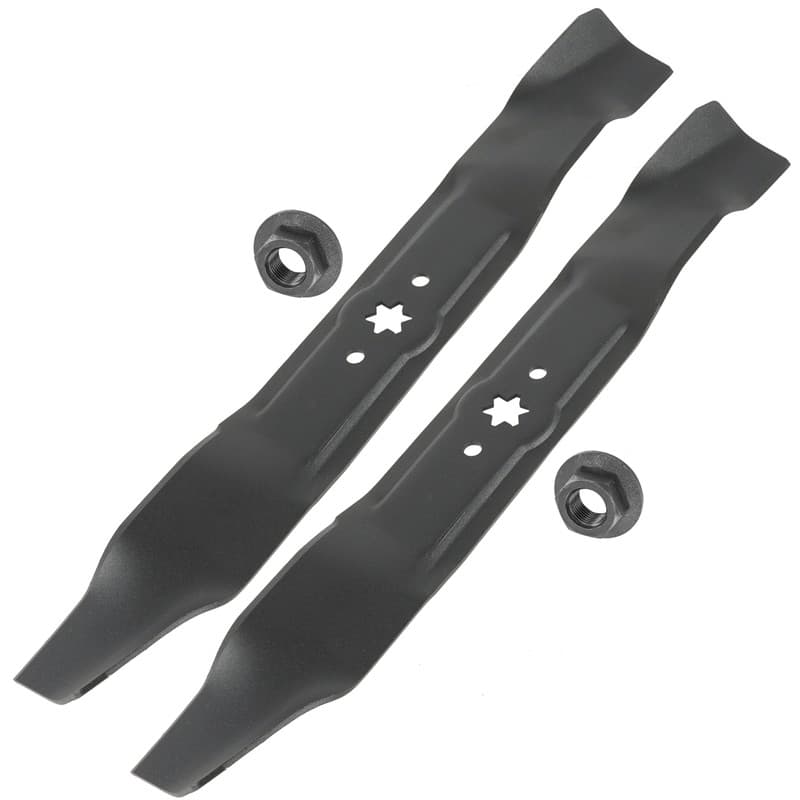 42" Deck Blades w/Nuts for MTD LT4200 T110 T130 T210 Z510 ZTS42 CLT42 CYT4220