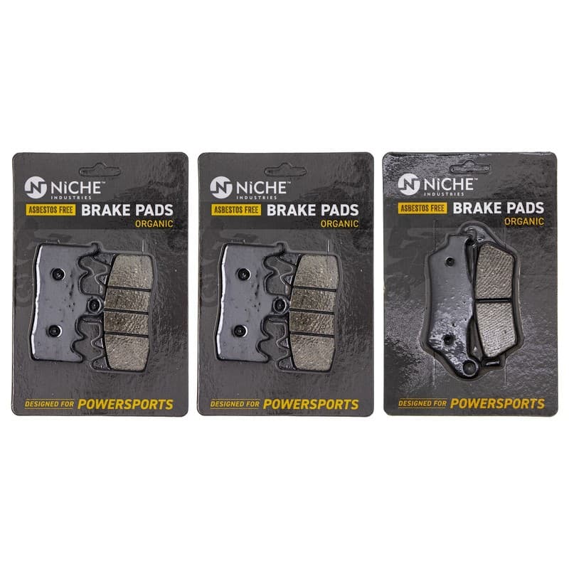 NICHE Brake Pad Set for BMW R Nine T 34118548028 34212335465 Front Rear Organic