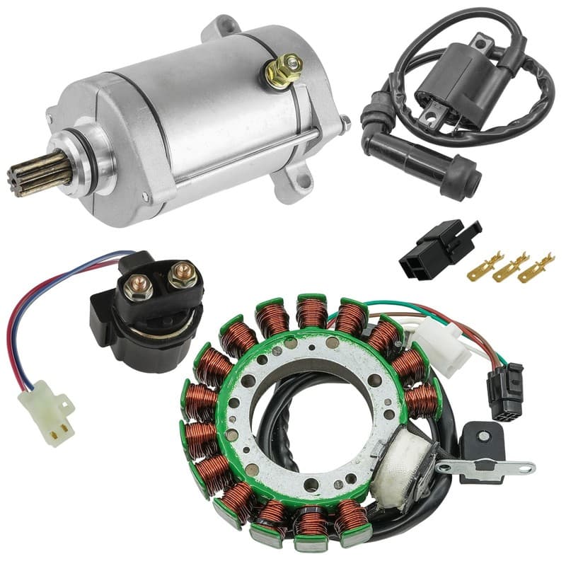 Stator for Yamaha Grizzly 600 YFM600 Stater Solenoid Ignition Coil 1998 Atv New