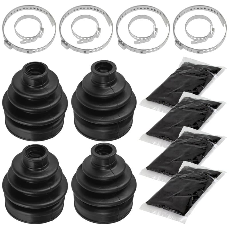 2 Front Axle Inner Outer CV Boot Kit for Honda TRX500FM Foreman 500 4X4 S 05-13