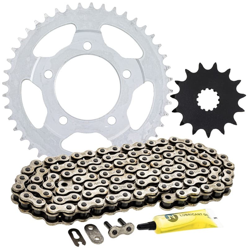 Sprocket Chain Set for Suzuki SV650S 15/44 Tooth 525 Rear Front Combo Kit