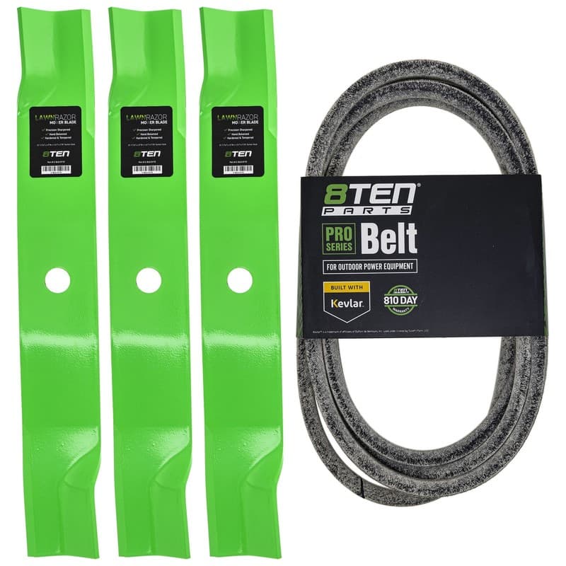 8TEN Blade Belt Kit for John Deere Z950M Z920M Z930M Z950M 60 Inch TCU15881