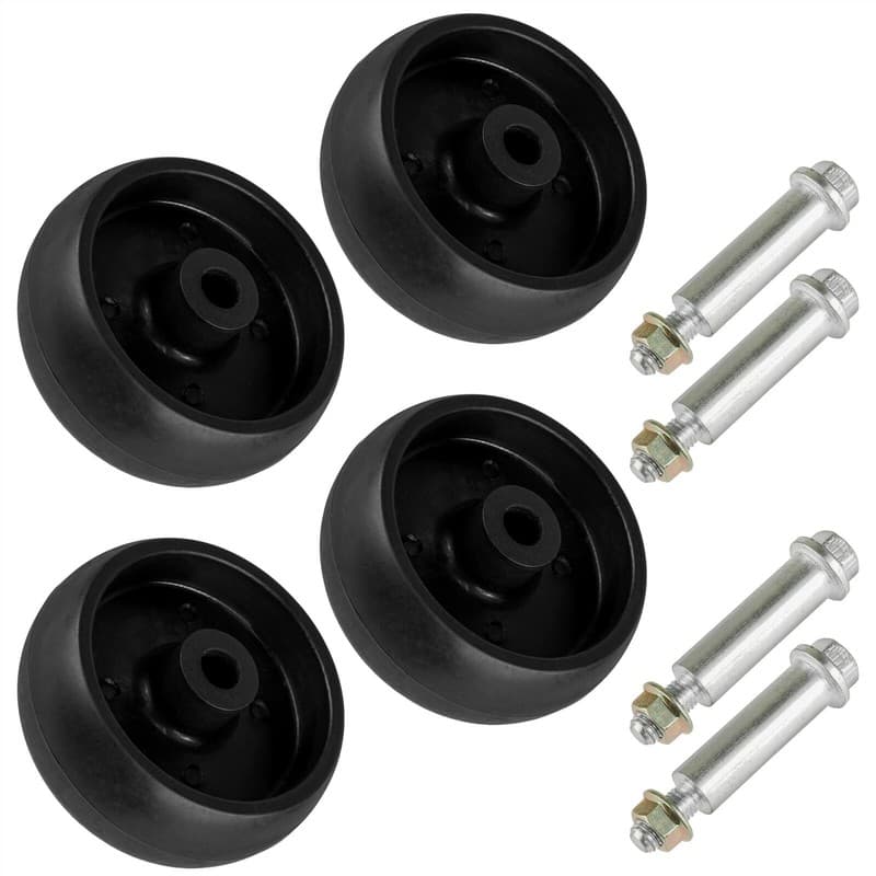 4 Deck Wheel w/ Bolt fits John Deere GX10168 Deck Wheel