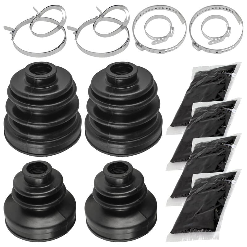 2 Rear Axle Inner Outer CV Boot Kit for Kawasaki Teryx 750 KRF750 4X4 2008-2011