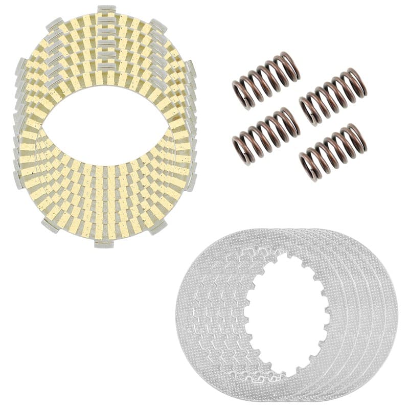 Clutch Friction Steel Plates Kit for Honda NX250 1988 1989 1990