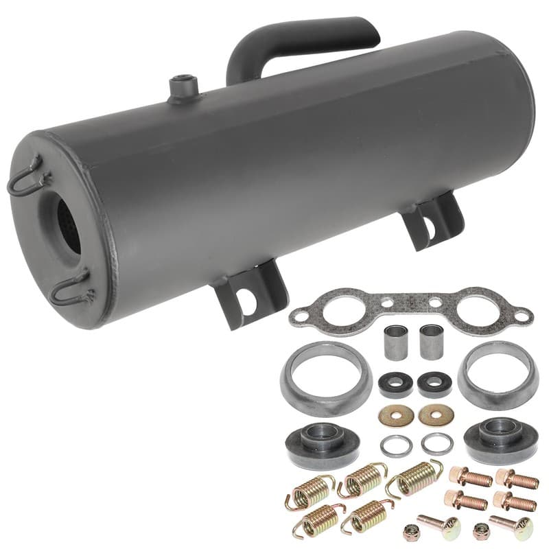 Complete Exhaust Muffler w/ Gasket Kit fits Polaris Ranger XP 700 4x4 2006-2008