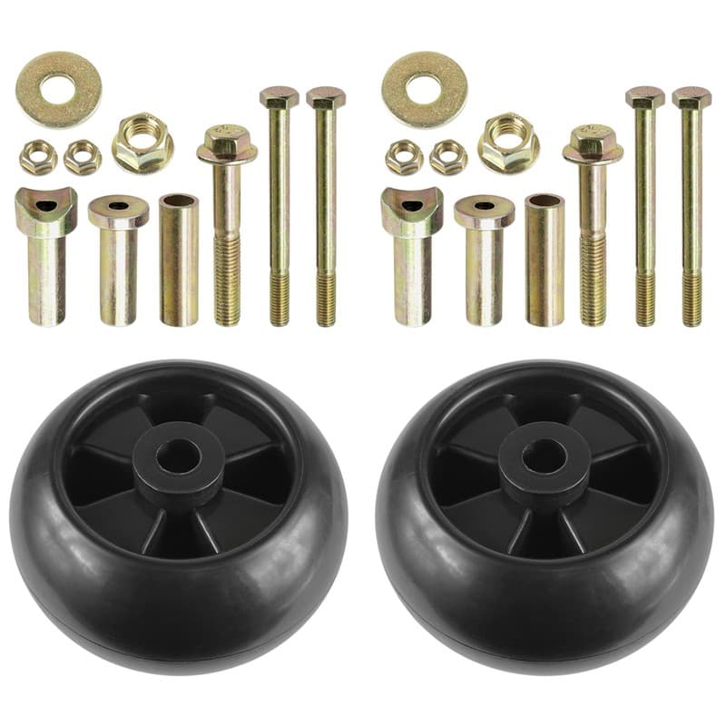 2 Deck Wheel Kit fits John Deere GT242 GT262 GT275 38" AM116299 AM133602