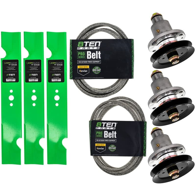 Deck Rebuild Kit Blade Spindle Belt for Exmark Lazer Z HP LHP4818KC 48 Inch