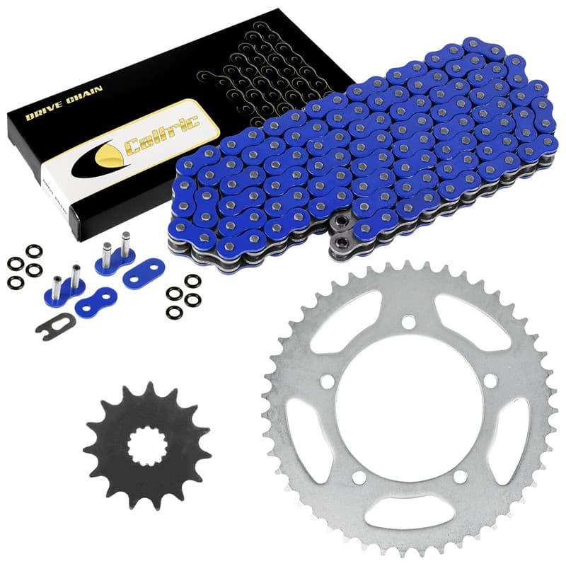 Blue O-Ring Drive Chain & Sprocket Kit for Suzuki DL650 DL650A DL650Se 2004-16