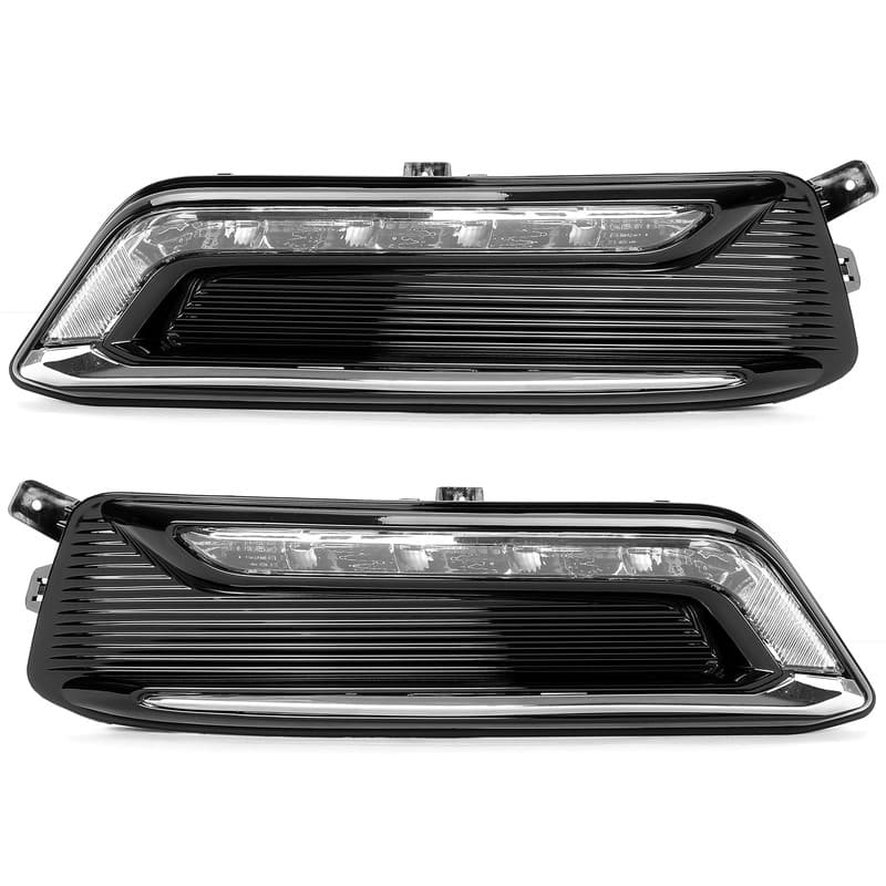 LED Clear Fog Lights For Chevy Impala 14-20 Driving Bumper Lamps w/Wiring Kit