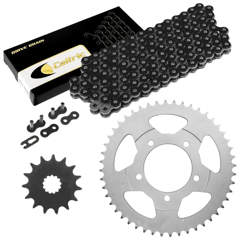Black Drive Chain And Sprocket Kit for Suzuki GSX650F GSX650Fa 2008-2016