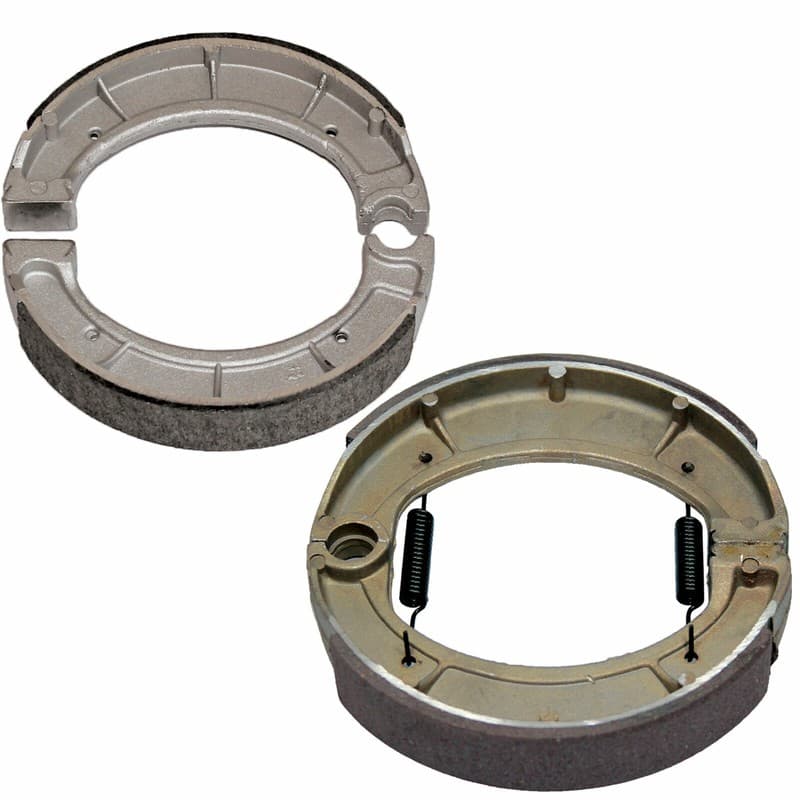 for Yamaha DT250 DT400 1975 1976 1977 1978 1979 Front and Rear Brake Shoes