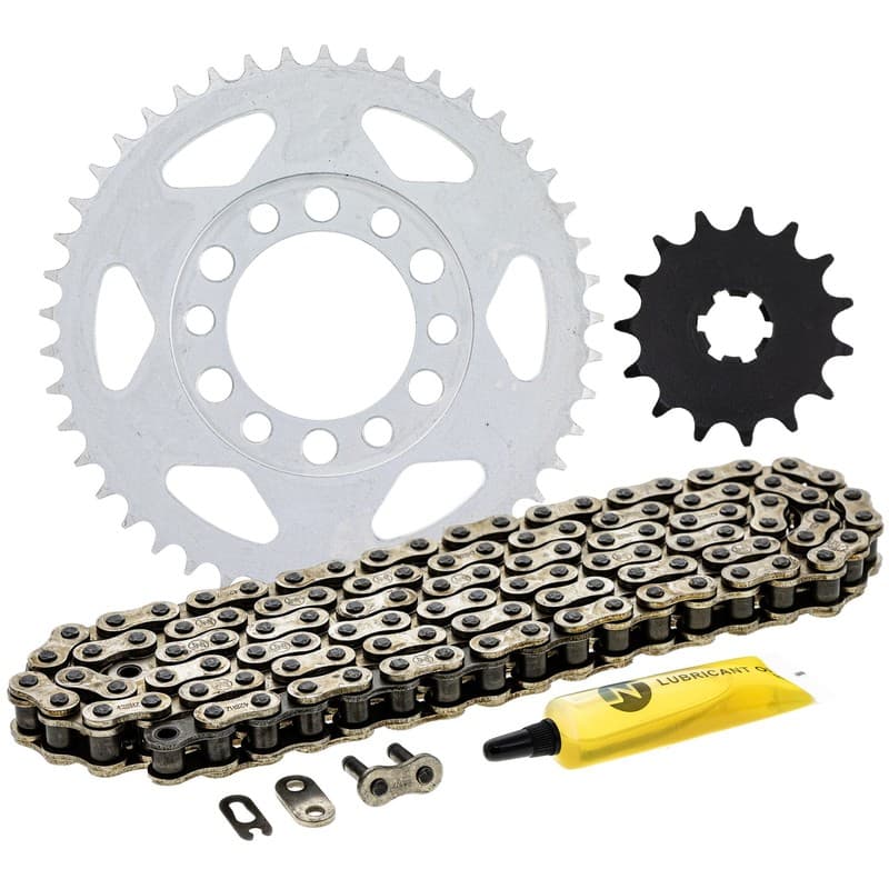 Sprocket Chain Set for Yamaha DT125 15/45 Tooth 428 Rear Front Combo Kit