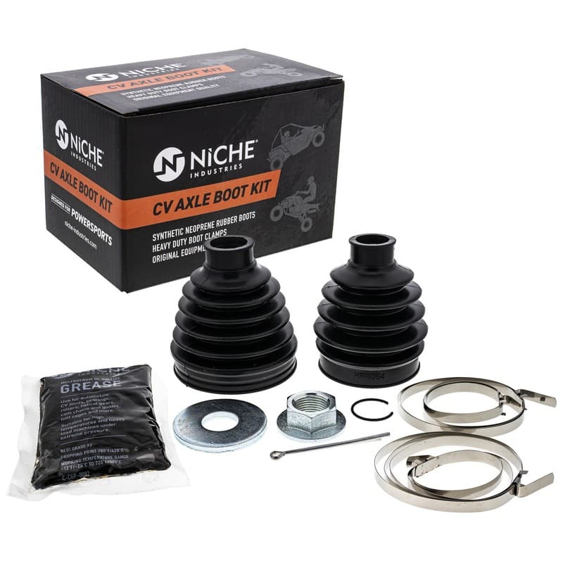 NICHE Rear CV Axle Boot Kit for Kawasaki 49006-0553 49006-0554 Teryx 750 UTV