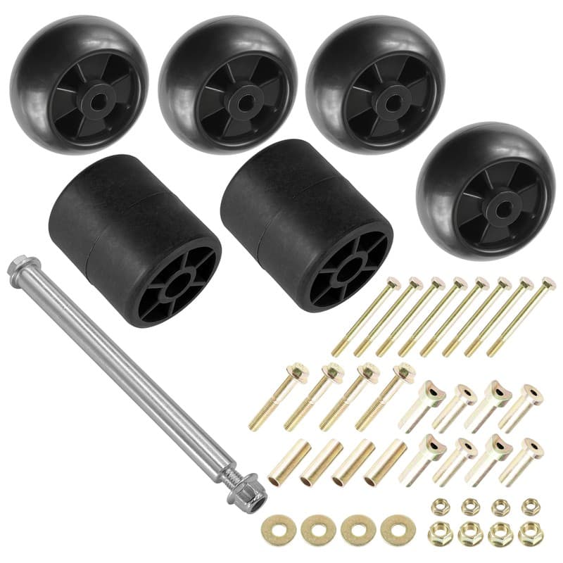 Deck Wheels & Rollers With Pin For John Deere X320 X324 X330 X340 X350 X354 X360