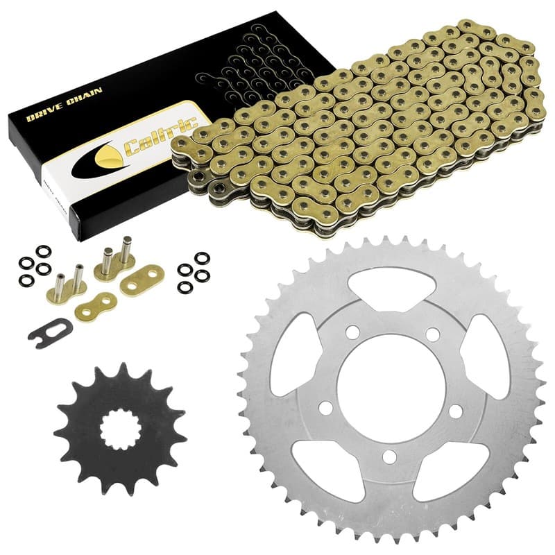 Gold O-Ring Drive Chain & Sprocket Kit for Suzuki GSX650F GSX650Fa Katana 08-16