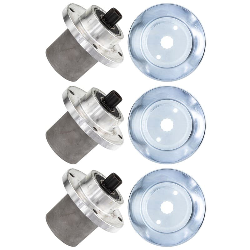 8TEN Spindle Kit for Hustler FasTrak RD 54-Inch 783506 604664 Zero Turn 3 Pack