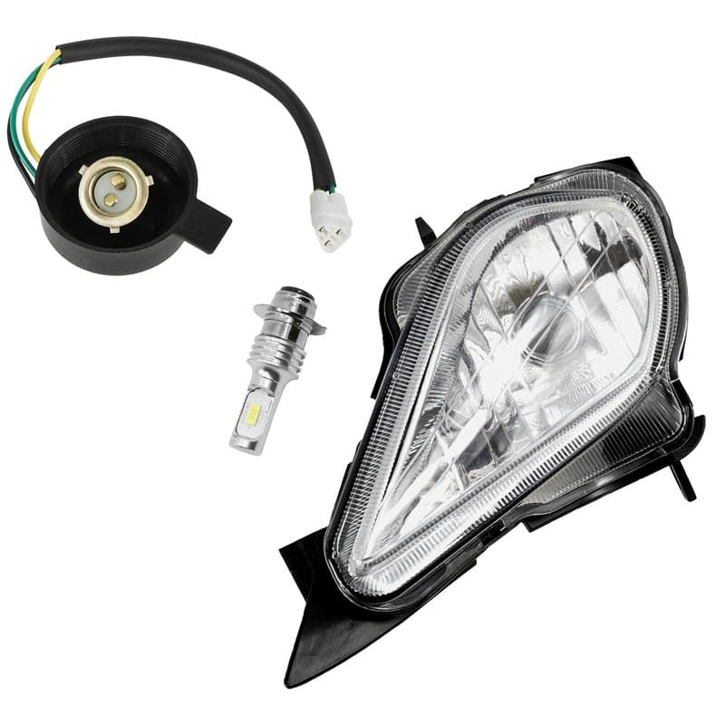 Caltric Right LED Headlight Assembly For Yamaha Raptor 250 YFM250R 2008-2013 ATV