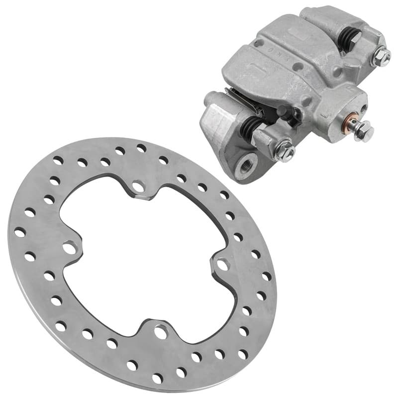 Rear Left Brake Caliper & Disc Rotor For Honda Pioneer 1000-5 SXS1000M5 2016-25