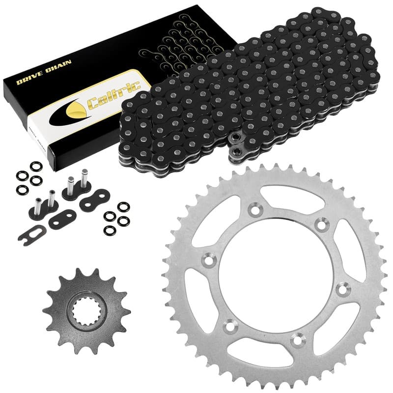 O-Ring Drive Chain & Sprockets Kit for KTM 200 Exc Enduro 1999-2005 Black