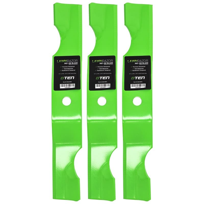 LawnRAZOR Blade Set for Ariens Gravely 04265400 42 Inch Notched High Lift