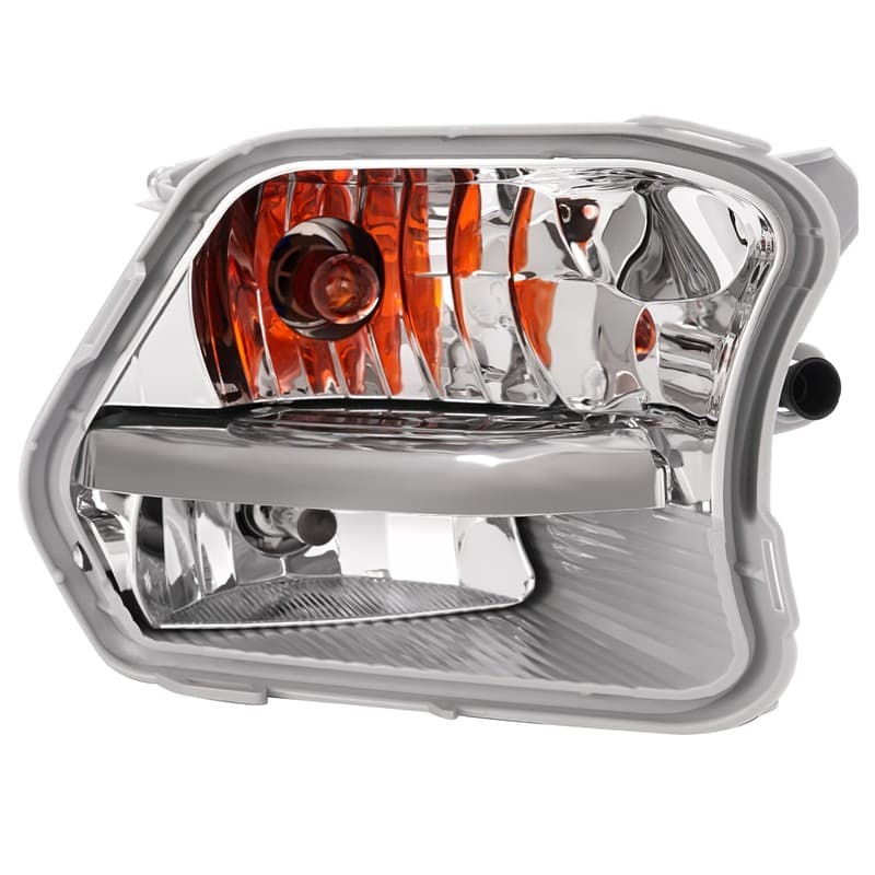 Right Side Fog Light Parking Lamp W/ Bulbs For Ford Escape Kuga 2017-2019 Chrome