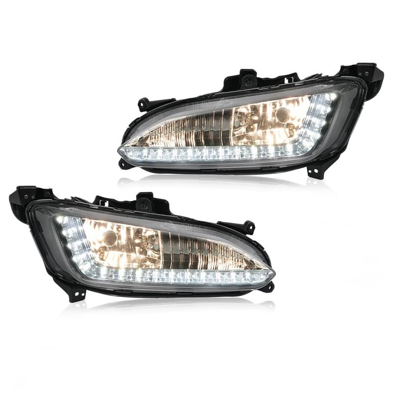 LED Fog Lights For Hyundai Santa Fe Sport 2013-2016 Daytime Running Lamp LH & RH