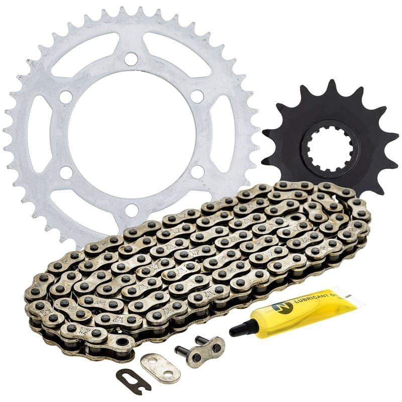 Sprocket Chain Set for Kawasaki Ninja 250R EX250 14/43 Tooth 520 Rear Front Kit
