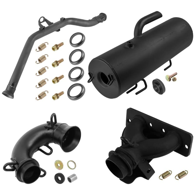 Caltric Exhaust Muffler & Gasket Kit For Polaris Ranger 800 EFI 2010-2014